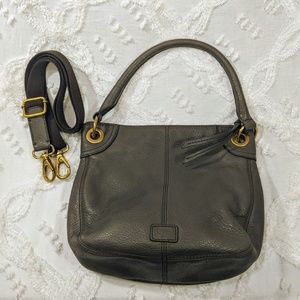Fossil Leather Karli Hobo Bag EUC  Color Lead